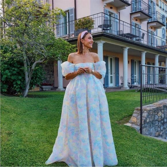 Selkie Sweetcorn Puff Pastel Ball Gown - Picture 3 of 16